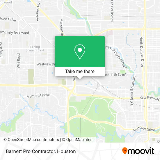 Barnett Pro Contractor map