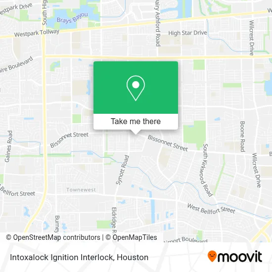 Intoxalock Ignition Interlock map