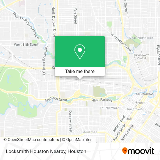 Locksmith Houston Nearby map