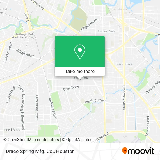 Draco Spring Mfg. Co. map