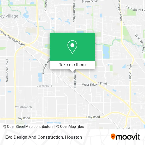 Evo Design And Construction map