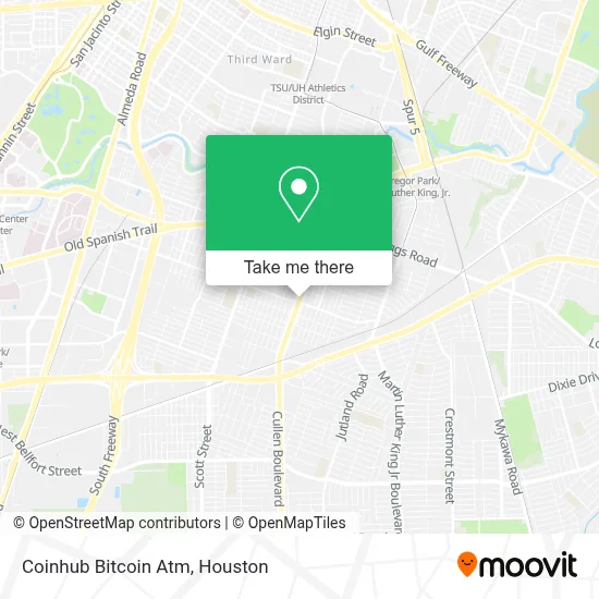 Coinhub Bitcoin Atm map