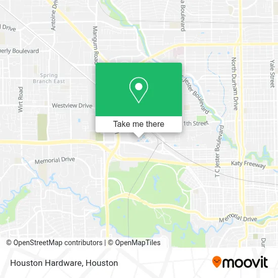Houston Hardware map