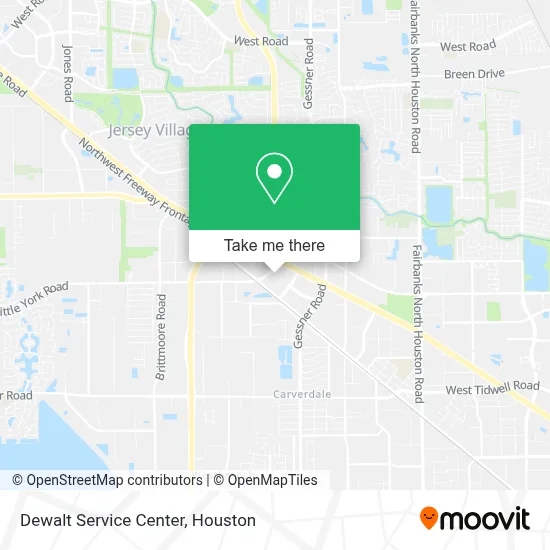 Dewalt Service Center map