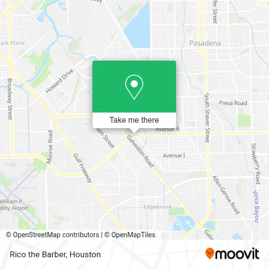 Rico the Barber map