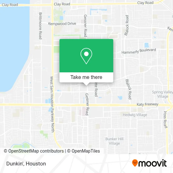 Dunkin' map