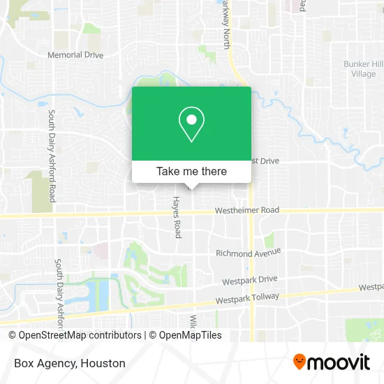 Box Agency map