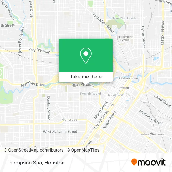 Thompson Spa map