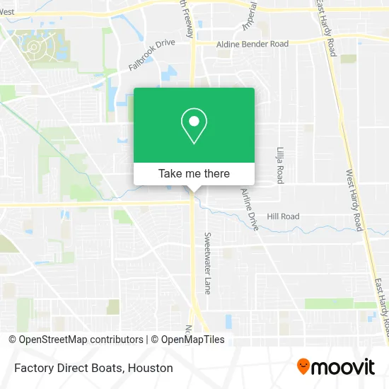Factory Direct Boats map