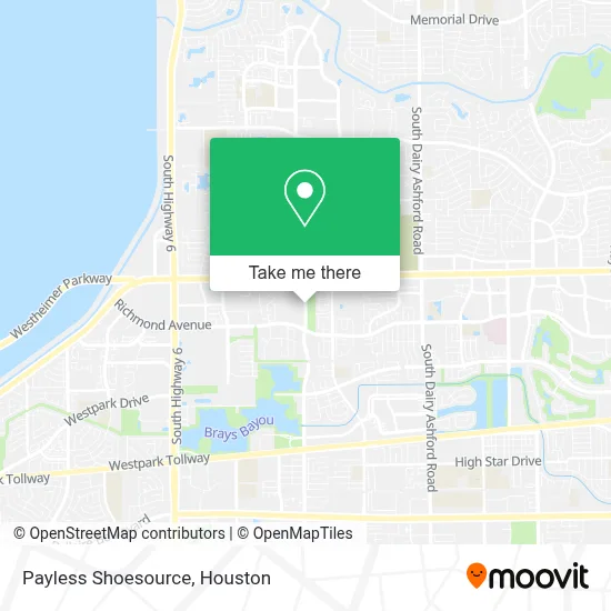 Payless Shoesource map
