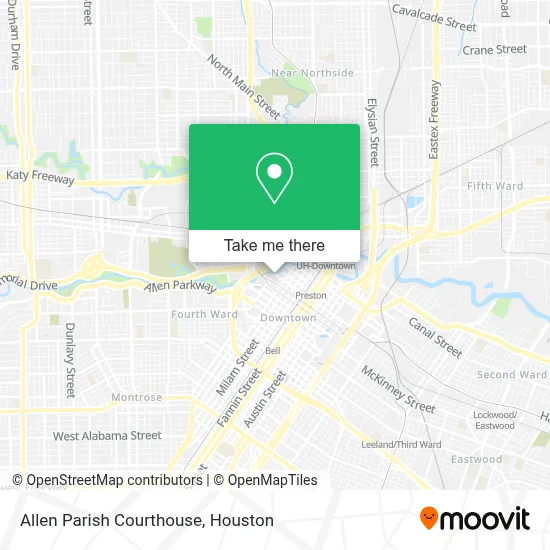 Allen Parish Courthouse map