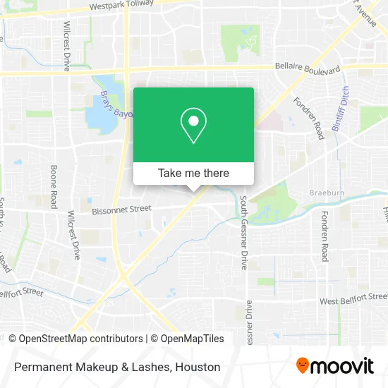 Permanent Makeup & Lashes map
