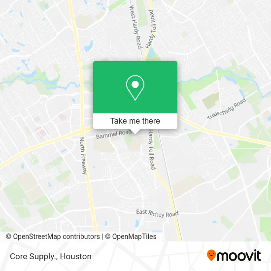 Core Supply. map