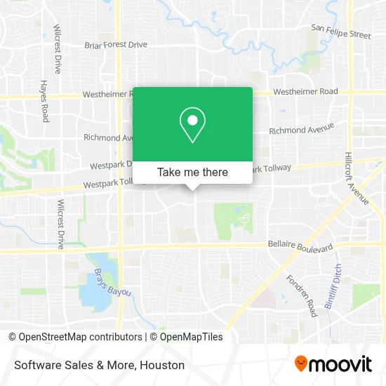Software Sales &  More map