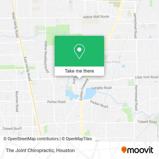 The Joint Chiropractic map