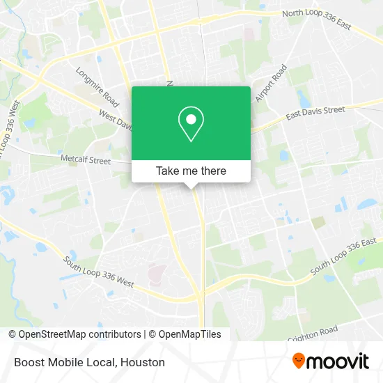 Boost Mobile Local map