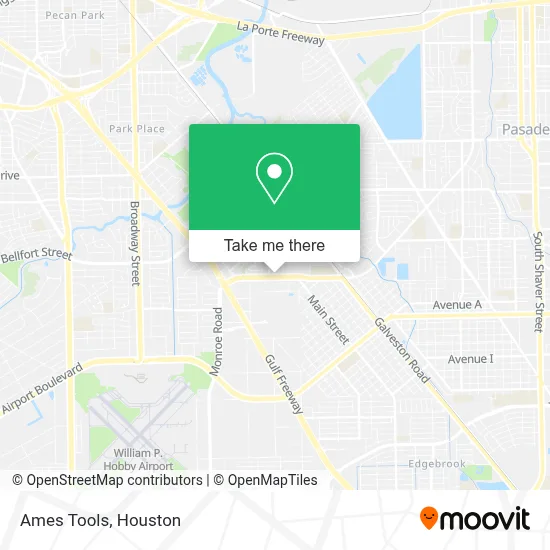 Ames Tools map