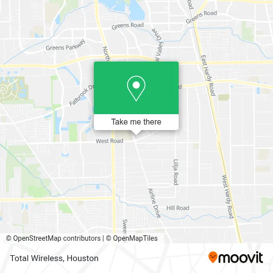 Total Wireless map