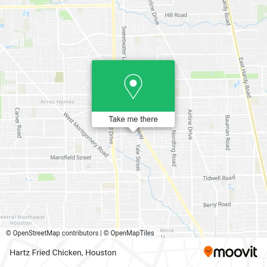 Hartz Fried Chicken map
