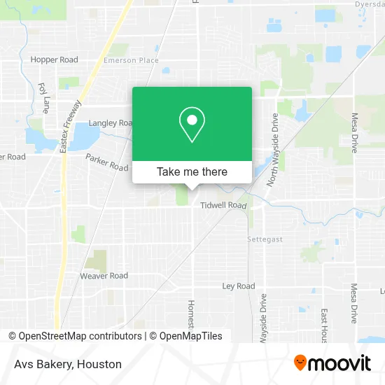 Avs Bakery map