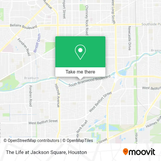 The Life at Jackson Square map