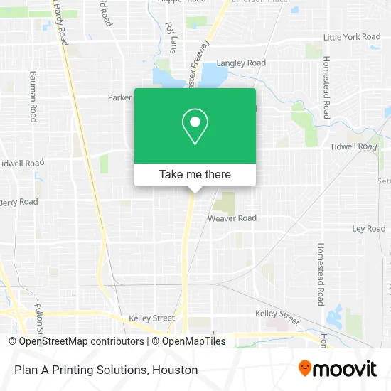 Plan A Printing Solutions map