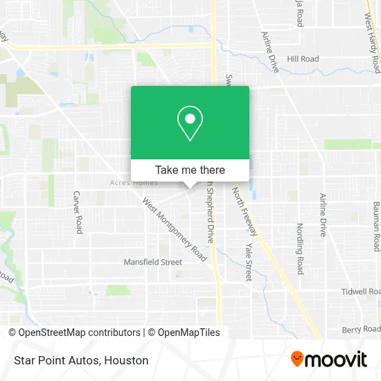 Star Point Autos map