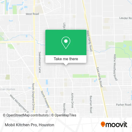 Mobil Kitchen Pro map