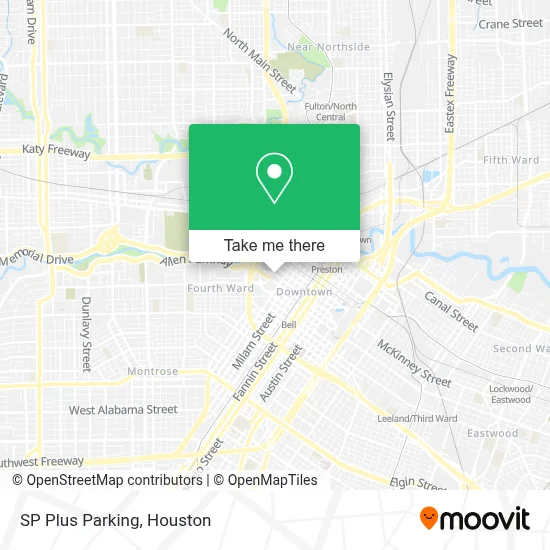 SP Plus Parking map