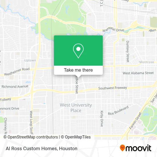 Al Ross Custom Homes map