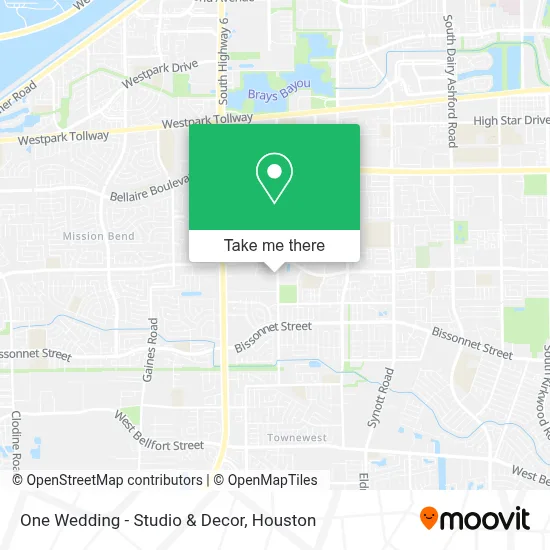One Wedding - Studio & Decor map