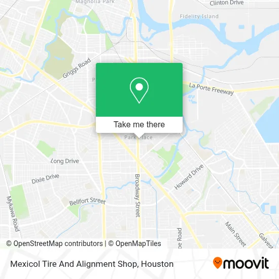 Mexicol Tire And Alignment Shop map