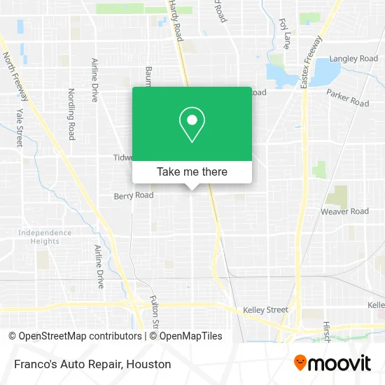 Franco's Auto Repair map