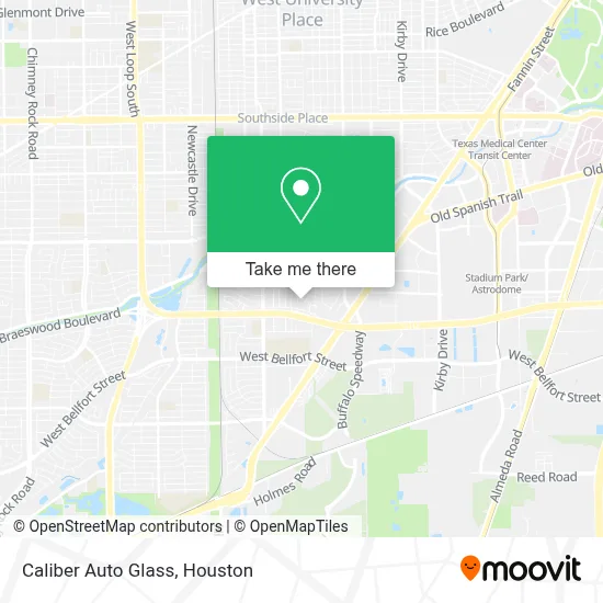 Caliber Auto Glass map