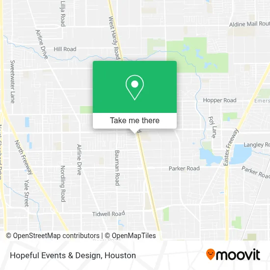 Hopeful Events & Design map
