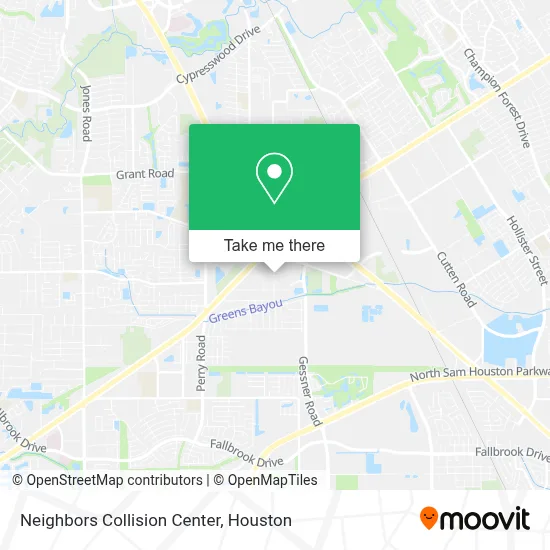 Neighbors Collision Center map