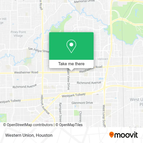 Western Union map