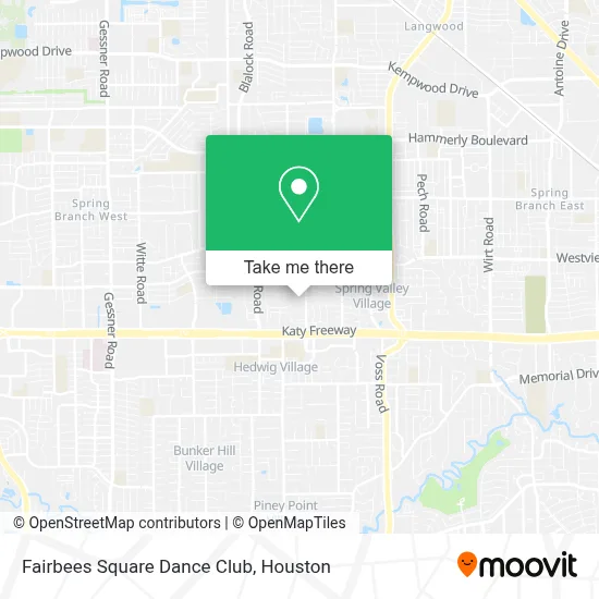 Fairbees Square Dance Club map