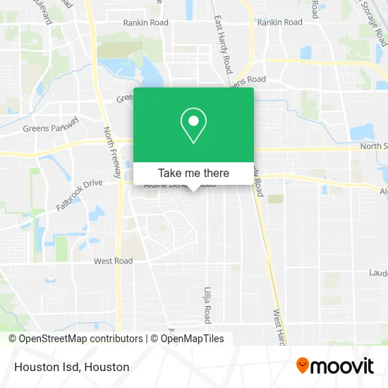 Houston Isd map