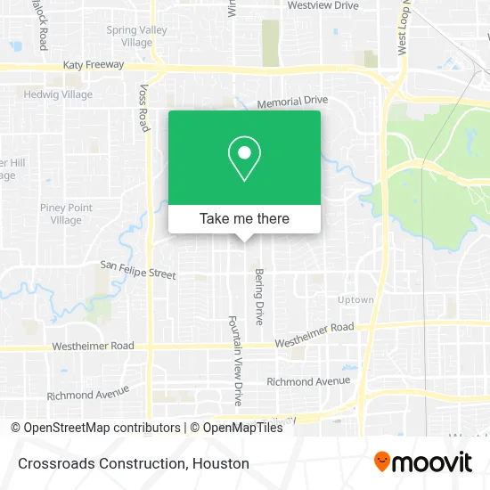 Crossroads Construction map