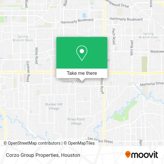 Corzo Group Properties map