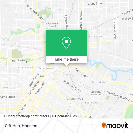 Gift Hub map