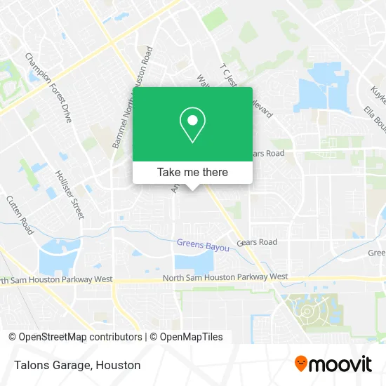 Talons Garage map