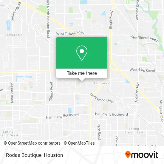Rodas Boutique map