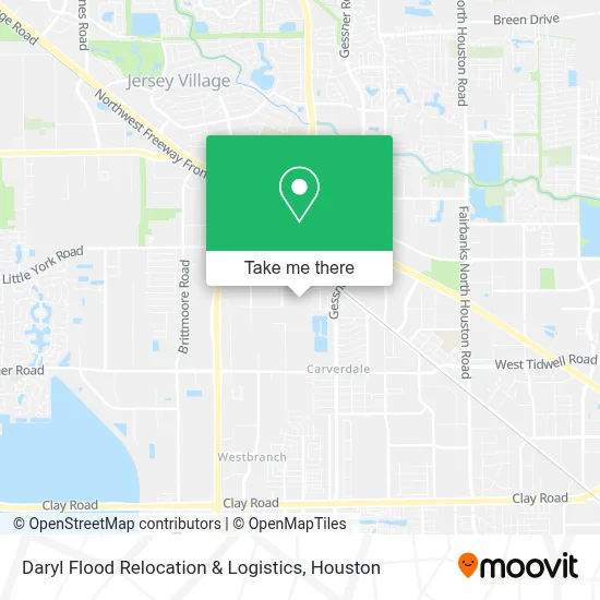 Daryl Flood Relocation & Logistics map