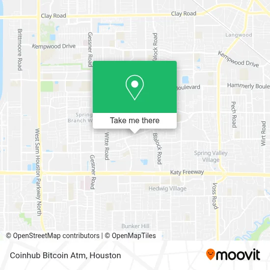 Coinhub Bitcoin Atm map