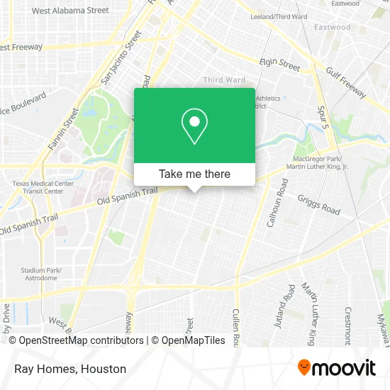 Ray Homes map