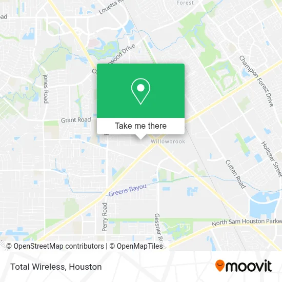 Total Wireless map