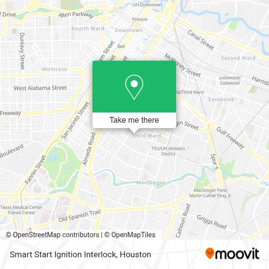 Smart Start Ignition Interlock map