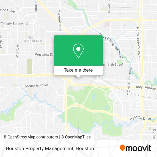 Houston Property Management map